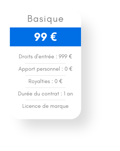 Tarif franchise service local