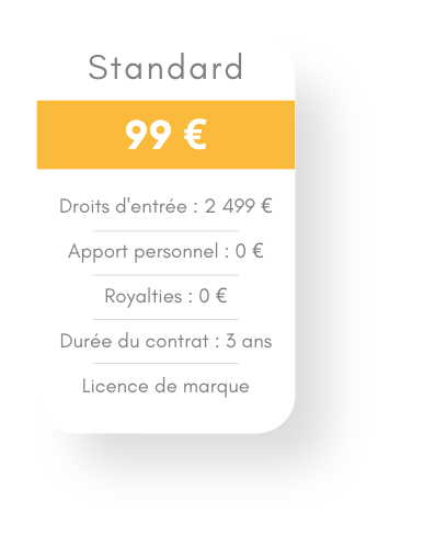 Tarif franchise service local